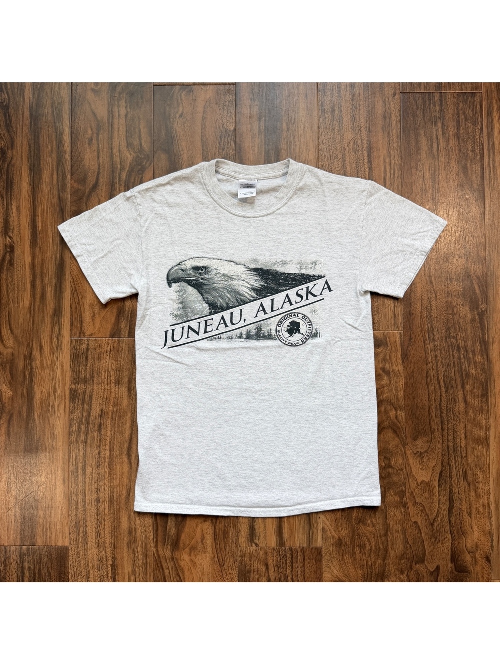 Vintage ACE Alaska Juneau Bald Eagle T Shirt Small Nature Graphic Souvenir Tee